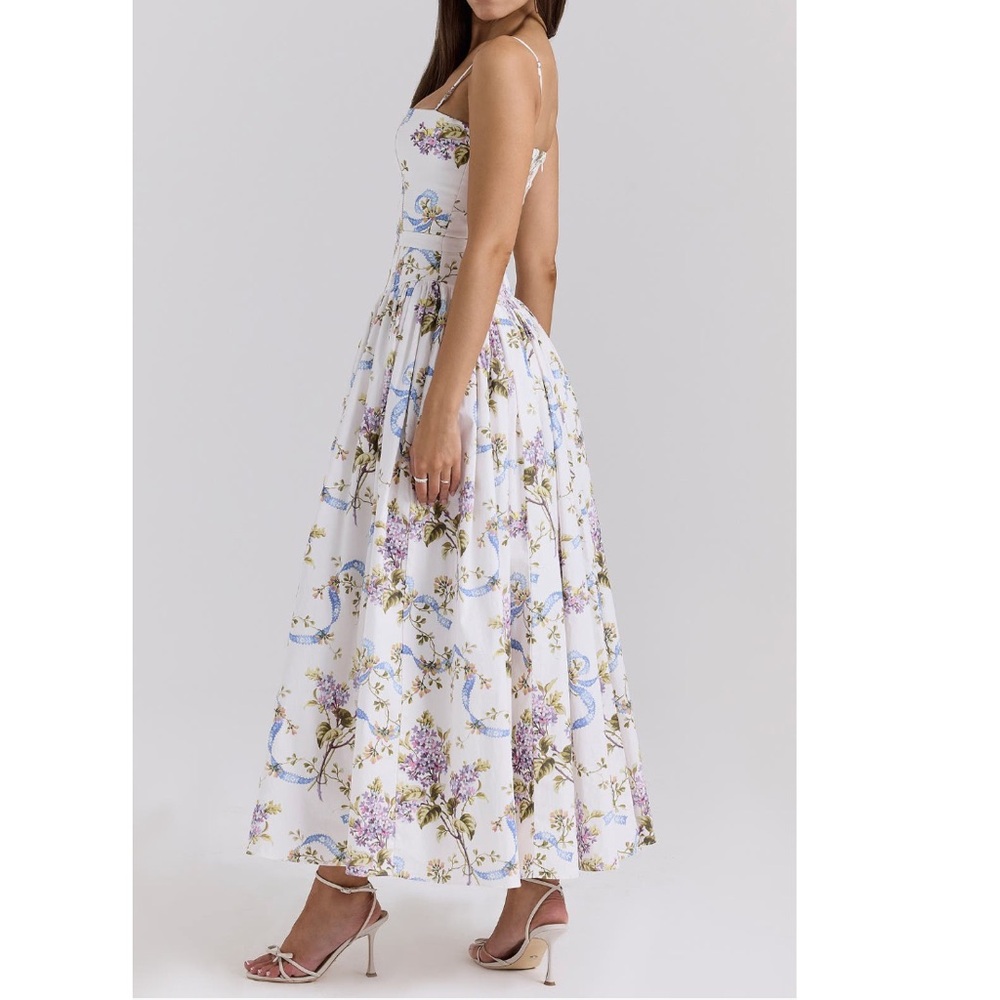 HOUSE OF CB Ysabella Floral Maxi Sundress – XS (A/C Cup) - Picture 3 of 8
